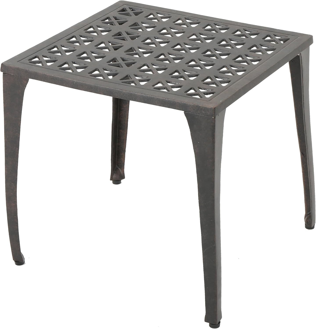 Bronze Finished Cast Aluminum Side Table E3995