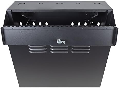 5U Vertical Wall Mount Enclosure Black Q203925