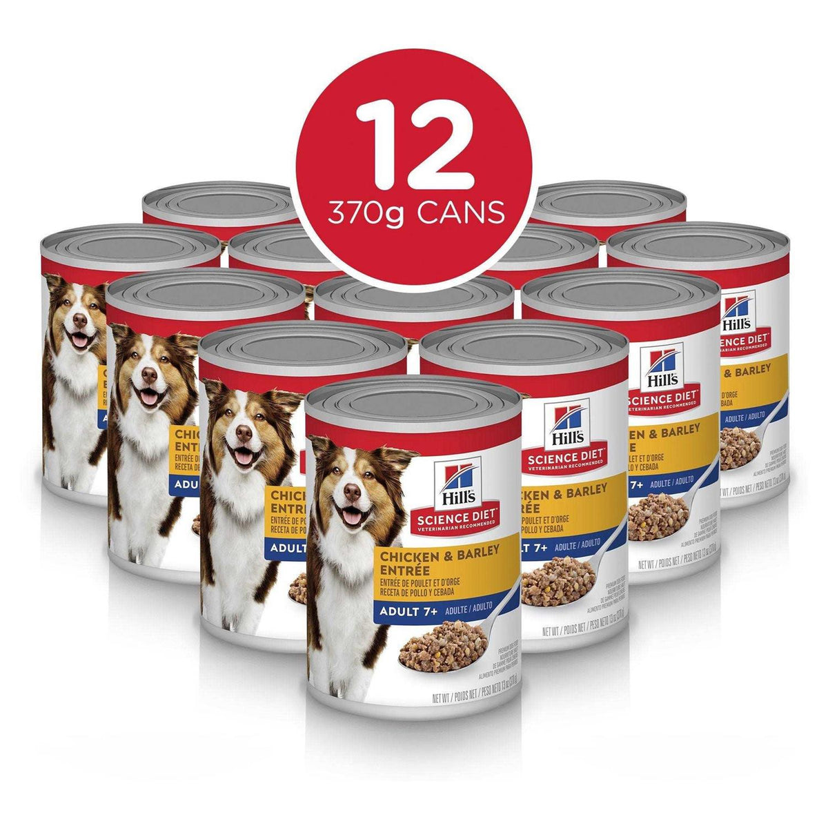 Adult 7+ Beef & Barley Entree Dog Food C607482