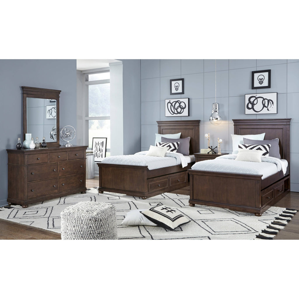 Underbed Storage Unit Warm Cherry M1908