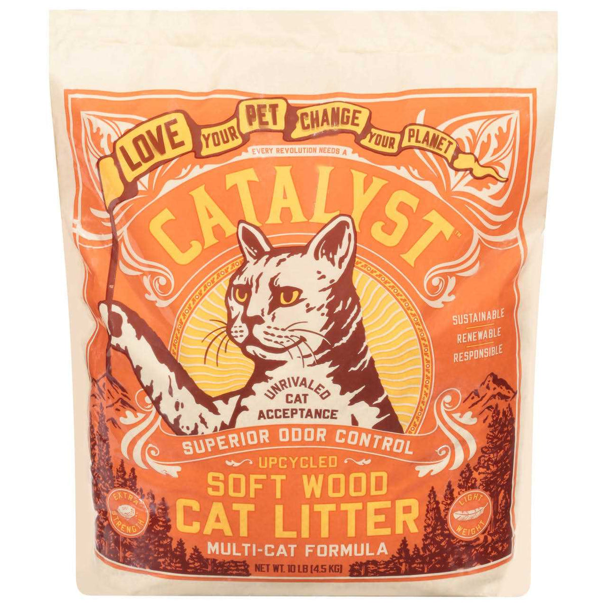 Soft Wood Cat Litter Z2909