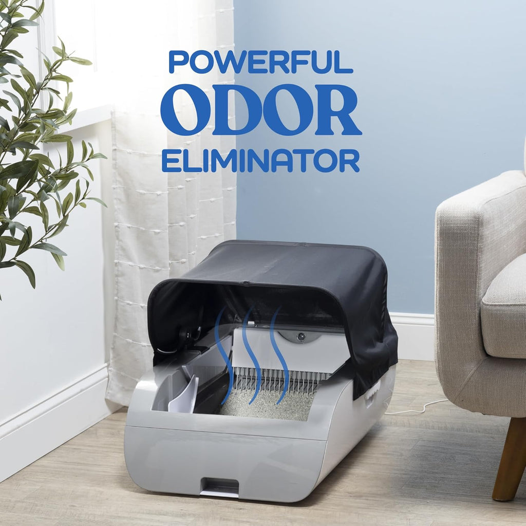 Automatic Self Cleaning Cat Litter Box with Odor Eliminator Z946282