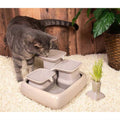 Ceramic Cat Water Fountain J8376