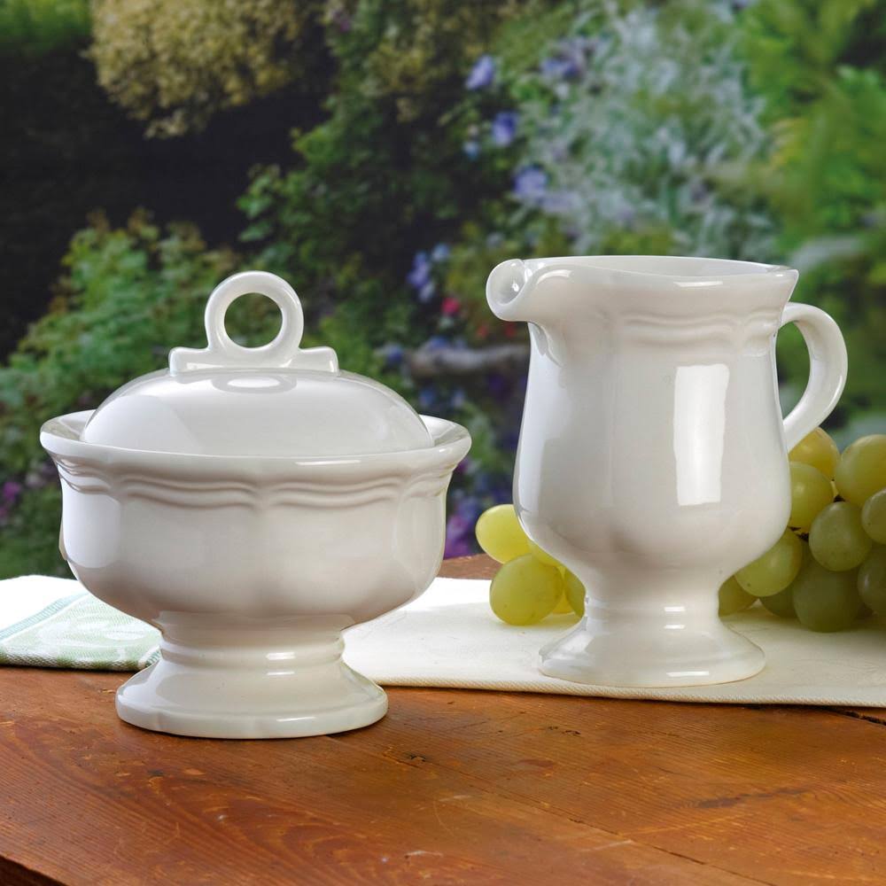 White Sugar & Creamer T411406