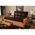 Full Size Futon Frame with Mattress & Storage Drawers K654021