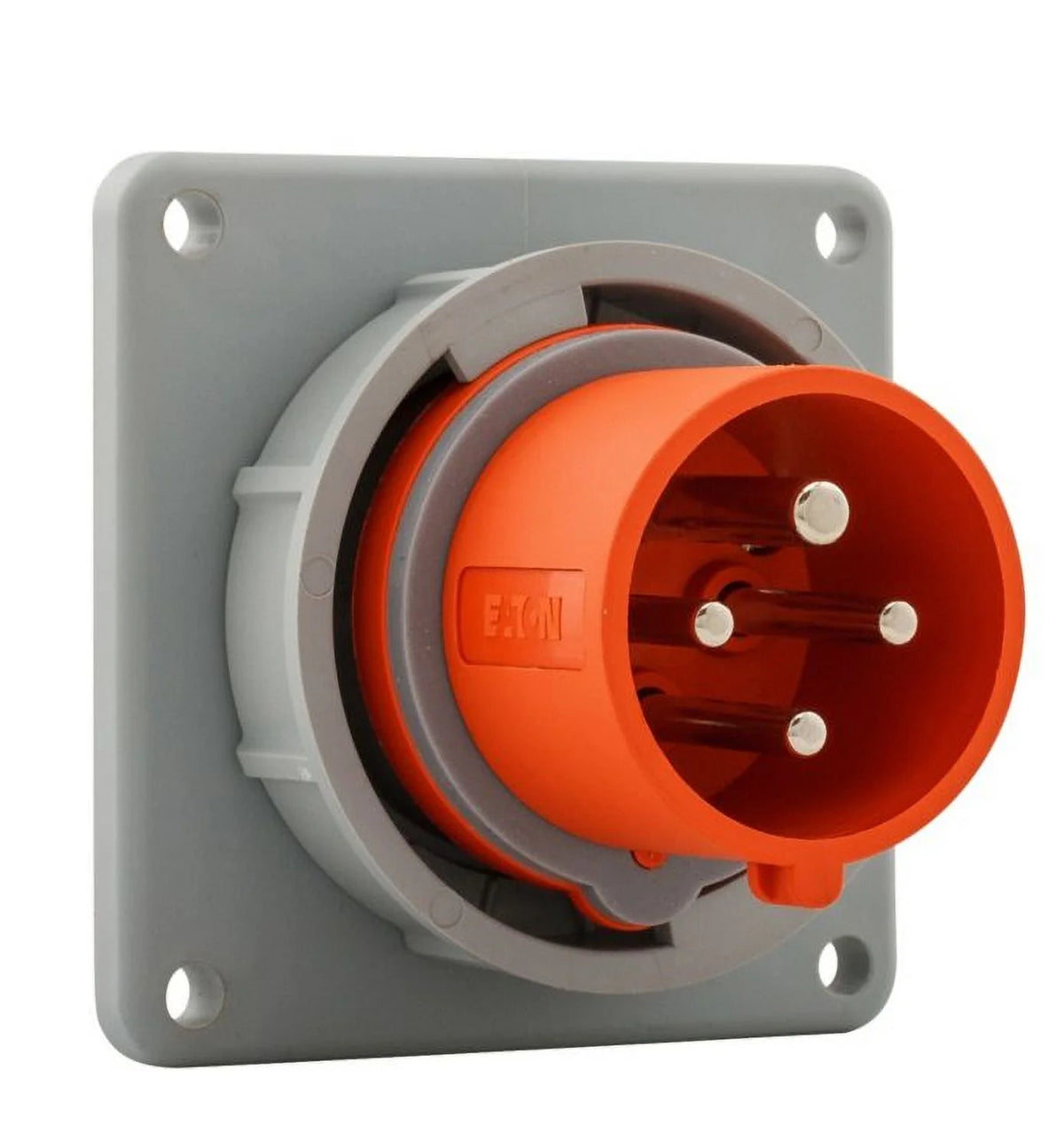 Pin and Sleeve Inlet, Orange, 20A, 125/250V N568
