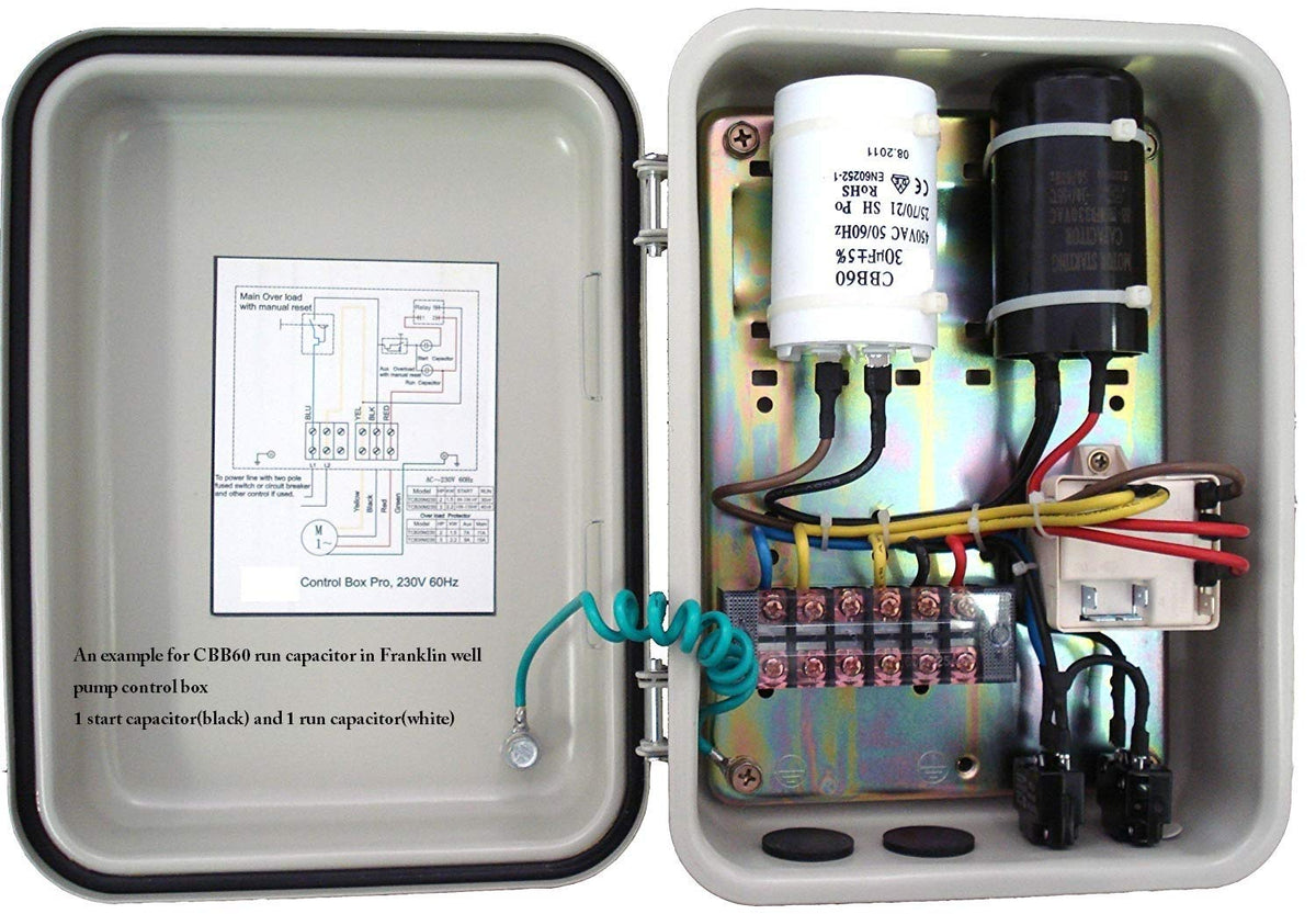 105-126 MFD Motor Start Capacitor G502