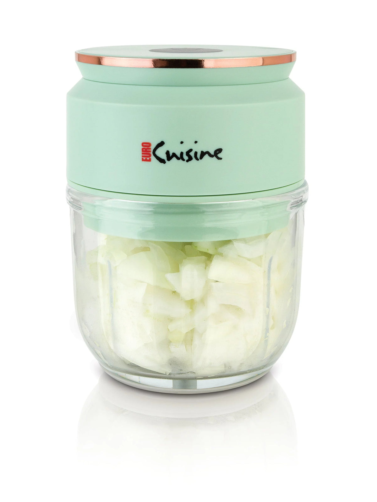 Green Mini Cordless Rechargeable Chopper with Glass Bowl U703