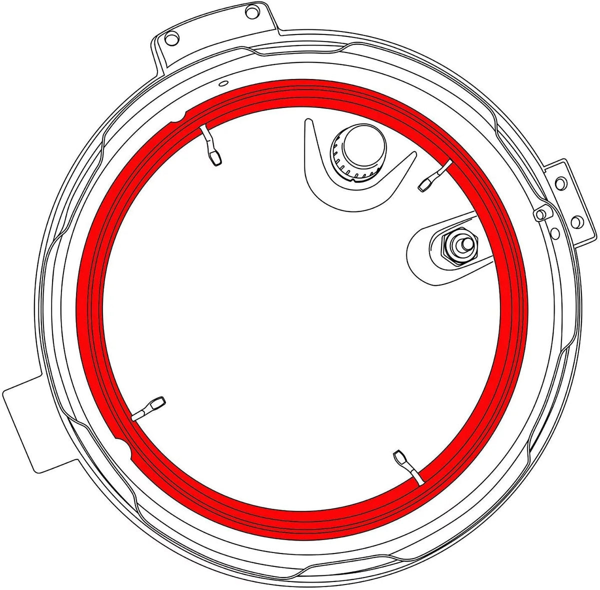 6 Quart Pressure Cooker Rubber Gasket Sealing Ring M953426