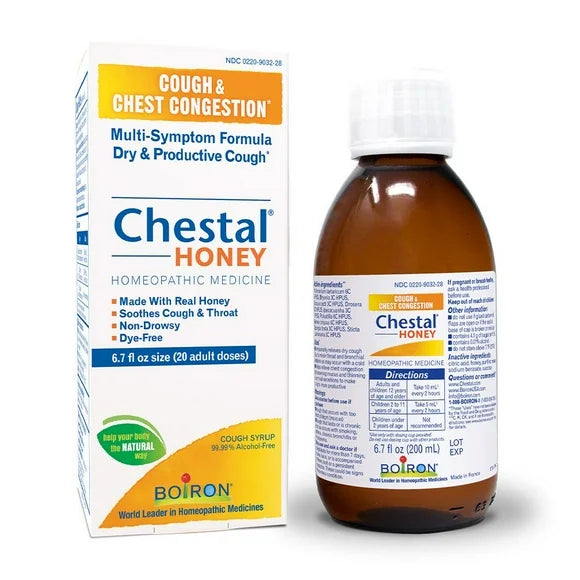 Honey Adult Cough Syrup Homeopathic Medicine 6.7 Fl Oz F670