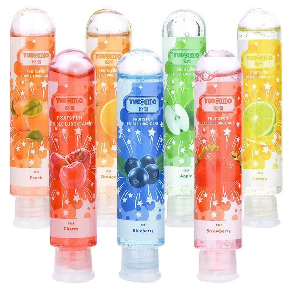 7 Pcs Fruit Flavored Edible Water Based Lubricant C689332
