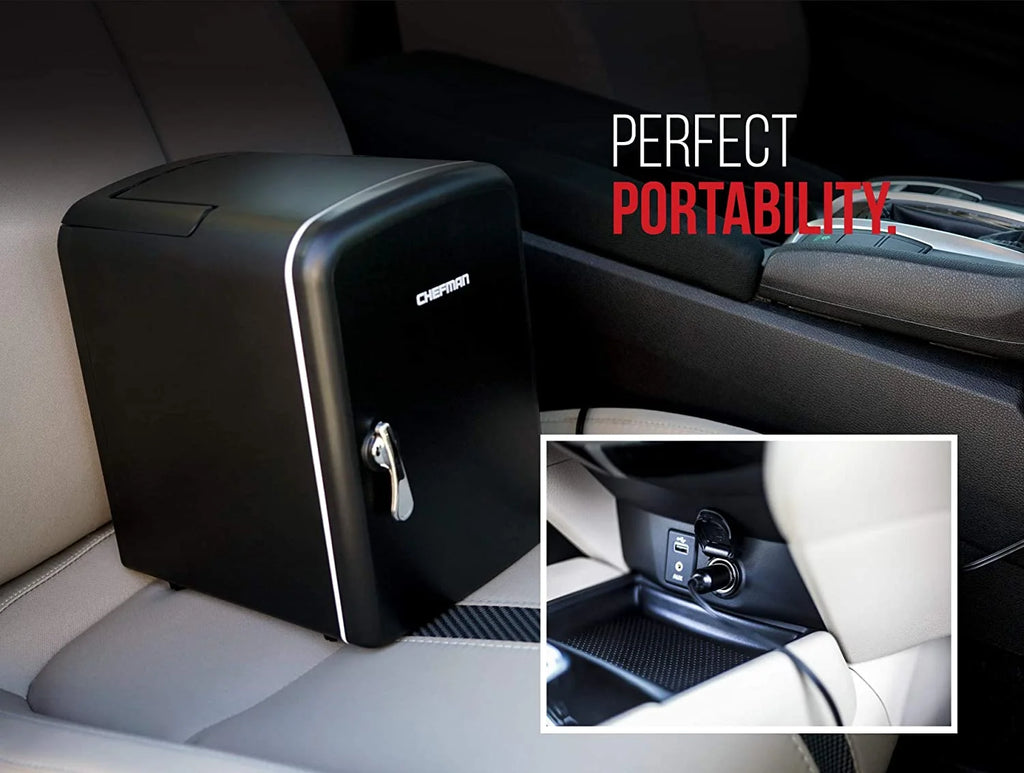 Portable 4L Mini Fridge Black L73737