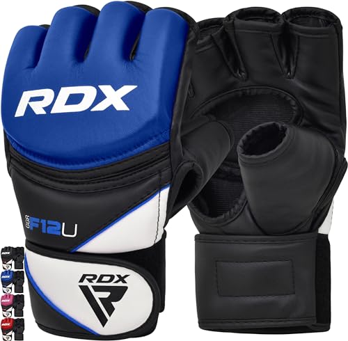 MMA Gloves Half Finger Adjustable Maya Hide Leather G647329