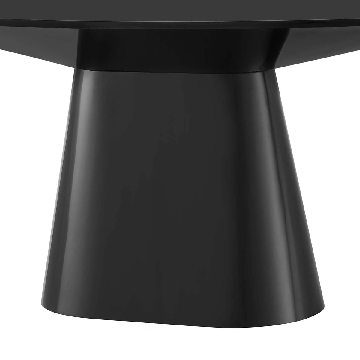 75" Oval Dining Table in Black X3195