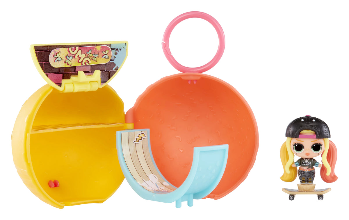 Mini LOL Surprise Move & Groove with Mini OMG Fashion Doll, Surprises, Mini Dolls, Collectible Dolls, Moving Ball Playset D706