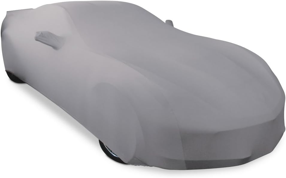 Dark Red Satin Stretch Indoor Car Cover M164