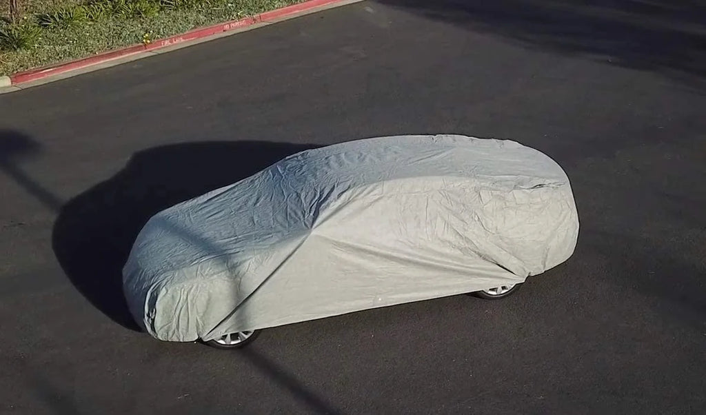 Car Cover with Fleece Lining, Wind Straps M831646