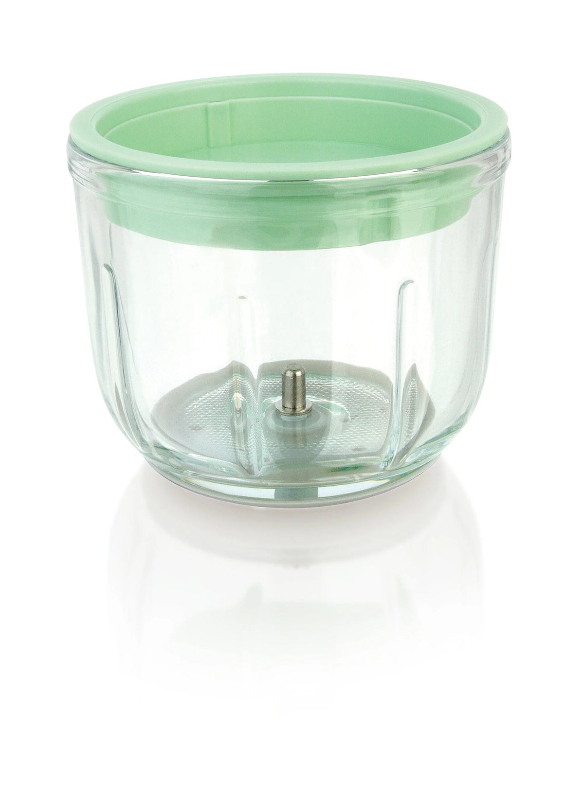 Green Mini Cordless Rechargeable Chopper with Glass Bowl U703