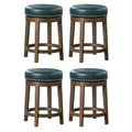 Green 25 inch Counter Height Swivel Seat Stool (4 Pack) A11585
