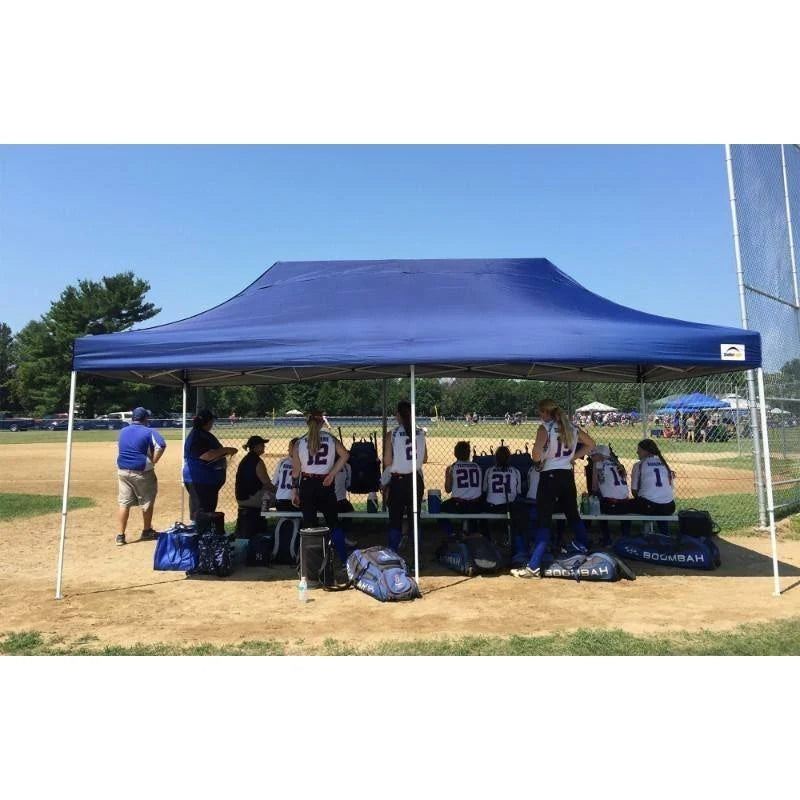 Red 10' x 20' Straight Leg Pop-Up Canopy H925