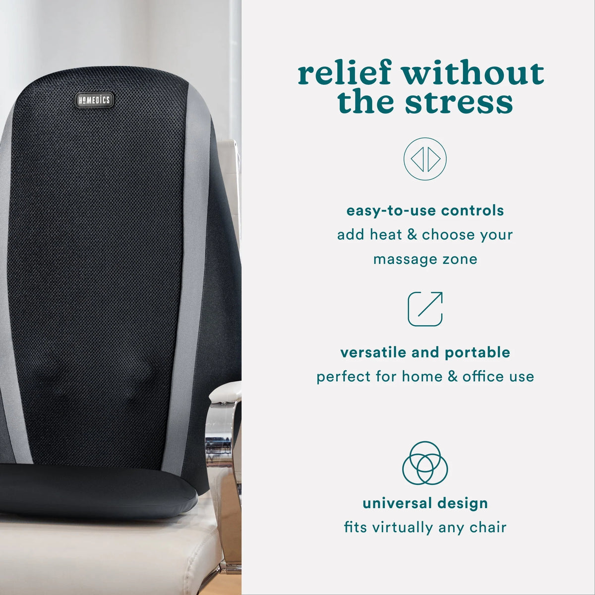 Shiatsu Massage Cushion with Soothing Heat N240