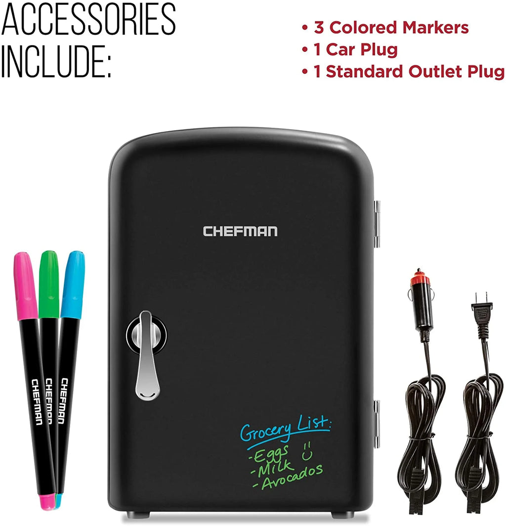 Portable 4L Mini Fridge Black L73737