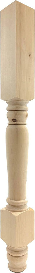 Pine Wood Island Leg 34 1/2" Tall I741172
