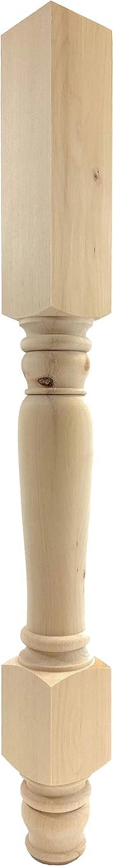 Pine Wood Island Leg 34 1/2" Tall I741172