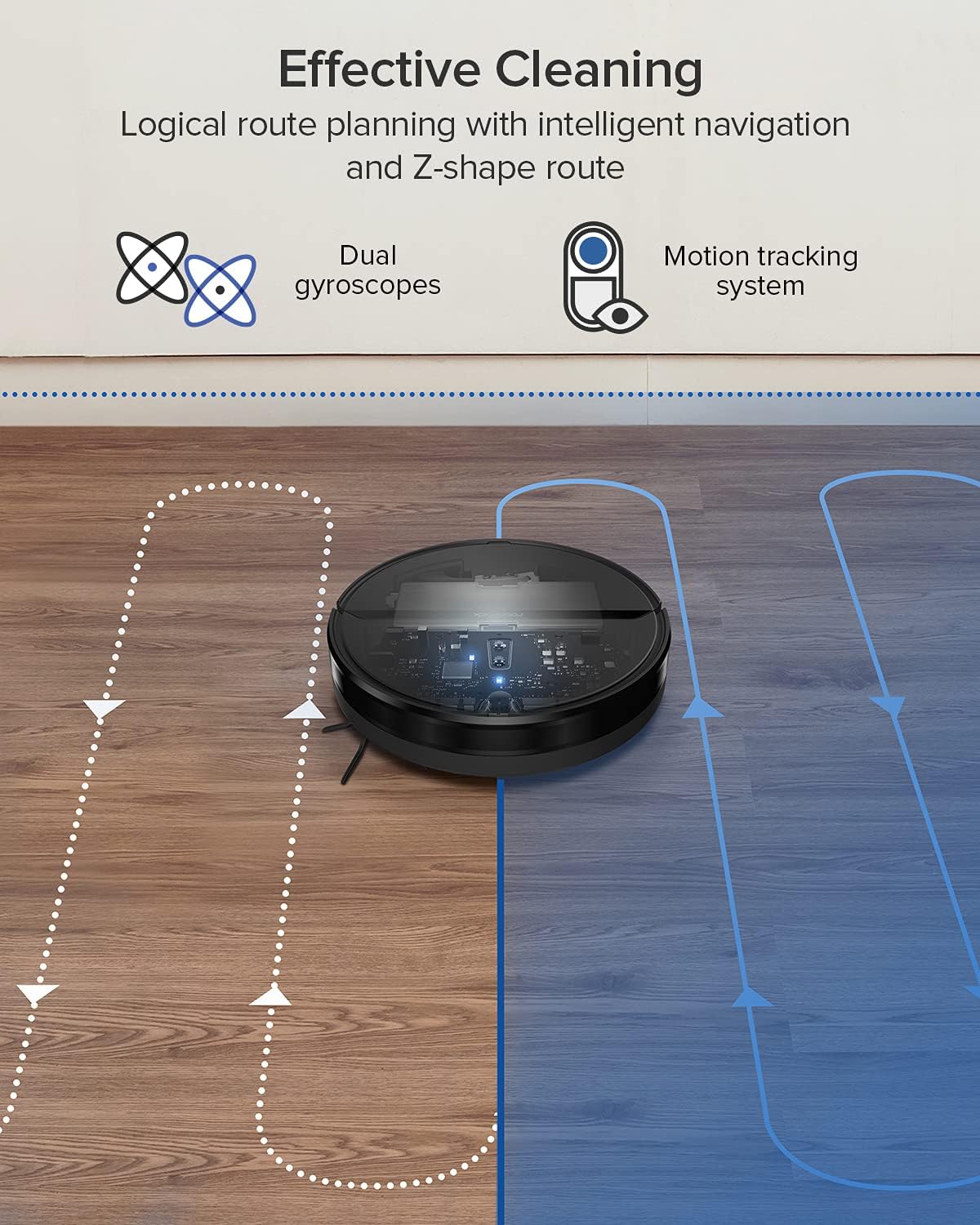 Robot Vacuum and Mop Combo with 2000 Pa Suction P90784