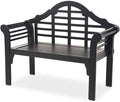 Black Eucalyptus Wood Garden Bench P4090