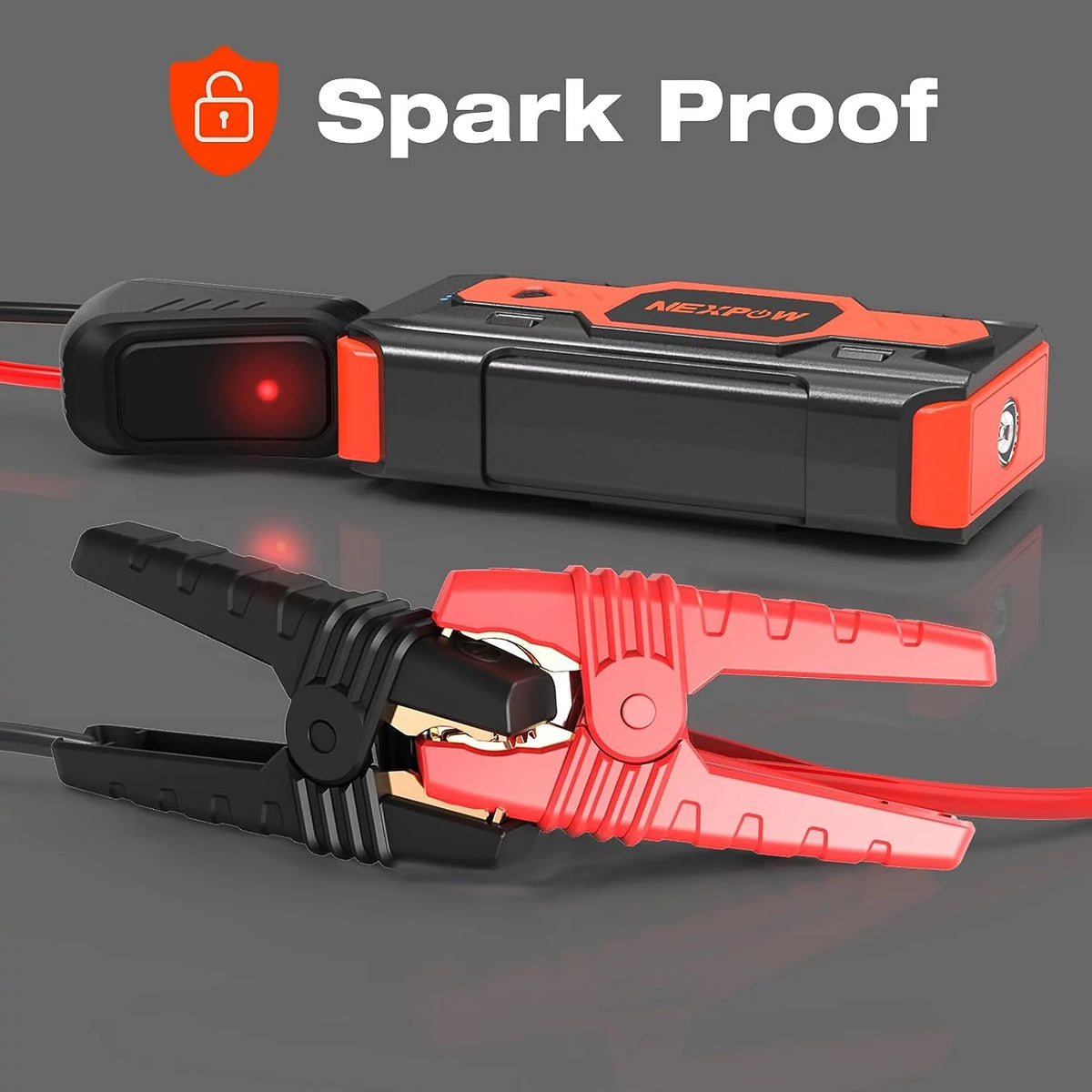 2500A 12V Battery Jump Starter with USB Quick Charge S3262