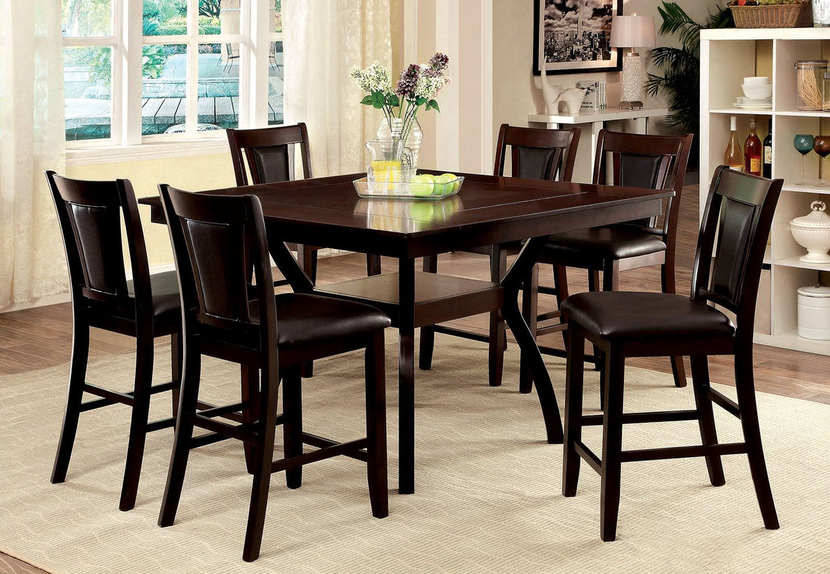 Counter Height Table in Dark Cherry P8912
