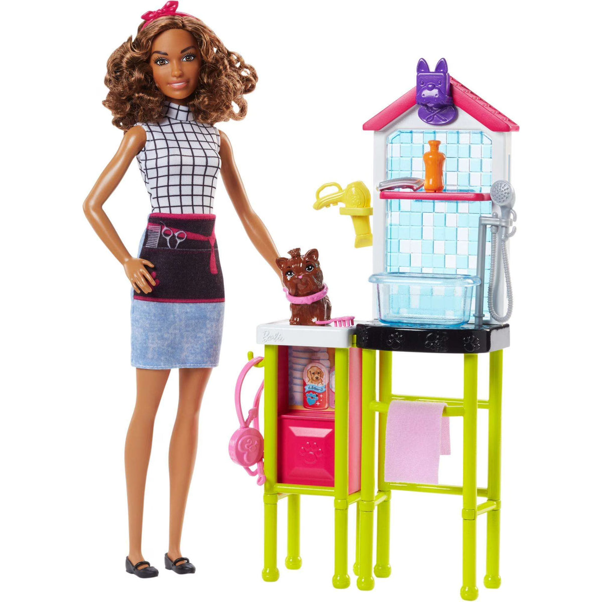 Barbie Careers Animal Pet Groomer Playset And Doll M915