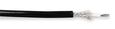Coaxial Cable, 20 Awg, Black, PVC Z906