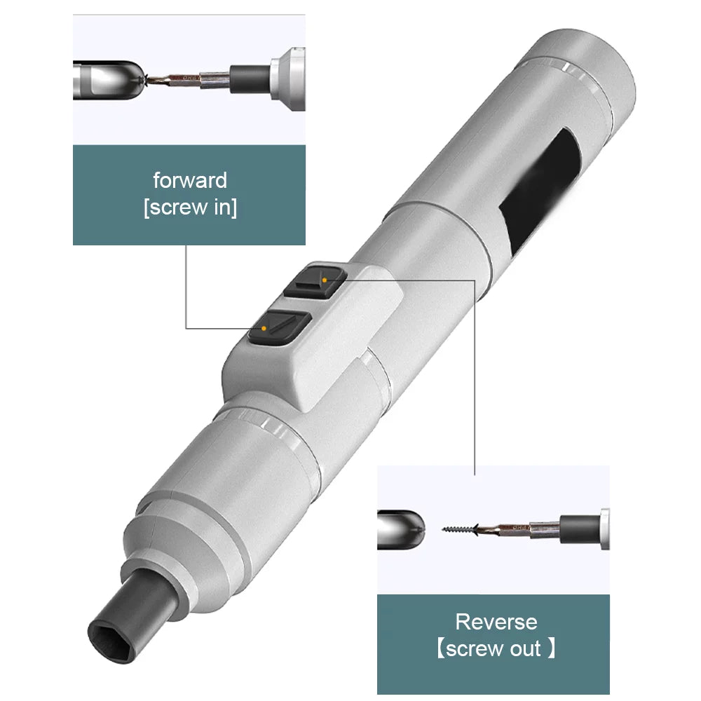 250r/min Metal Bits Screwdriver Set C7623