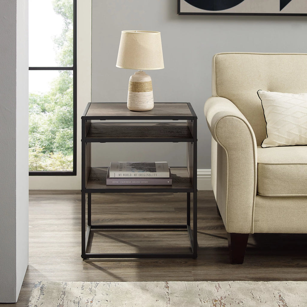 Mixed Material End Table N839576