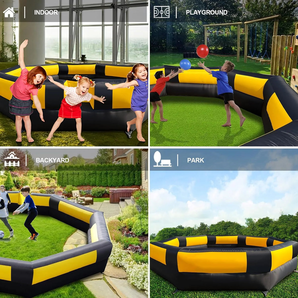 15FT Inflatable Gaga Ball Pit with Blower I55254