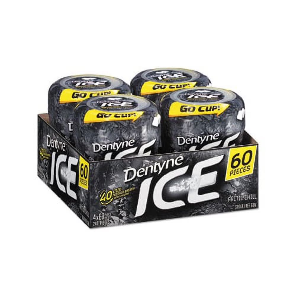 Sugarless Gum Arctic Chill, 60 Pieces/Cup, 4 Cups/Pack B32778