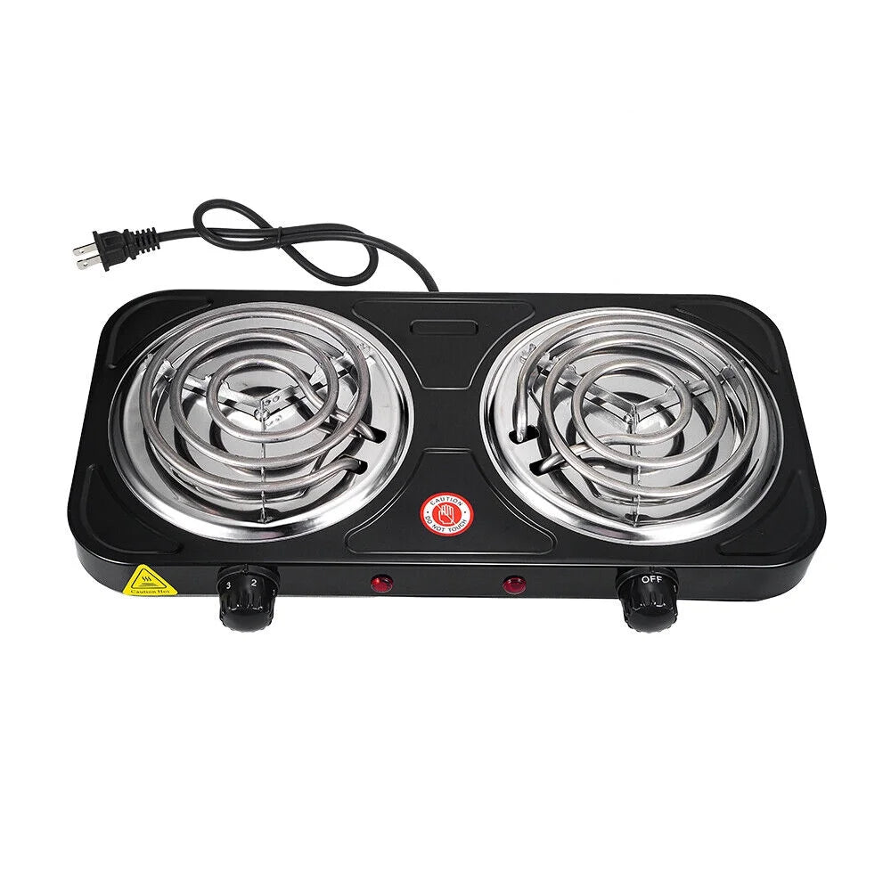 Double-burner Electric Hot Plate 220v 2000W I96625