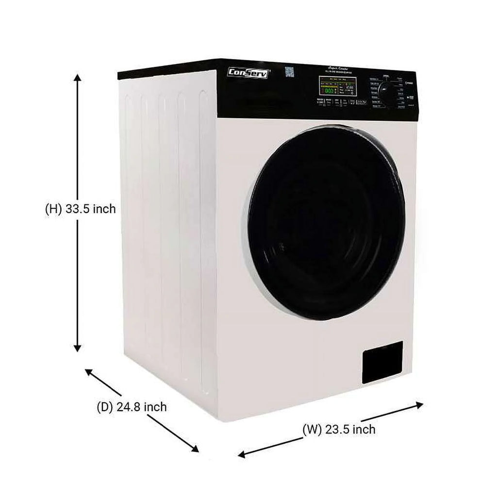 Compact 110V Vented/Ventless Combo Washer Dryer 1400 RPM Q652