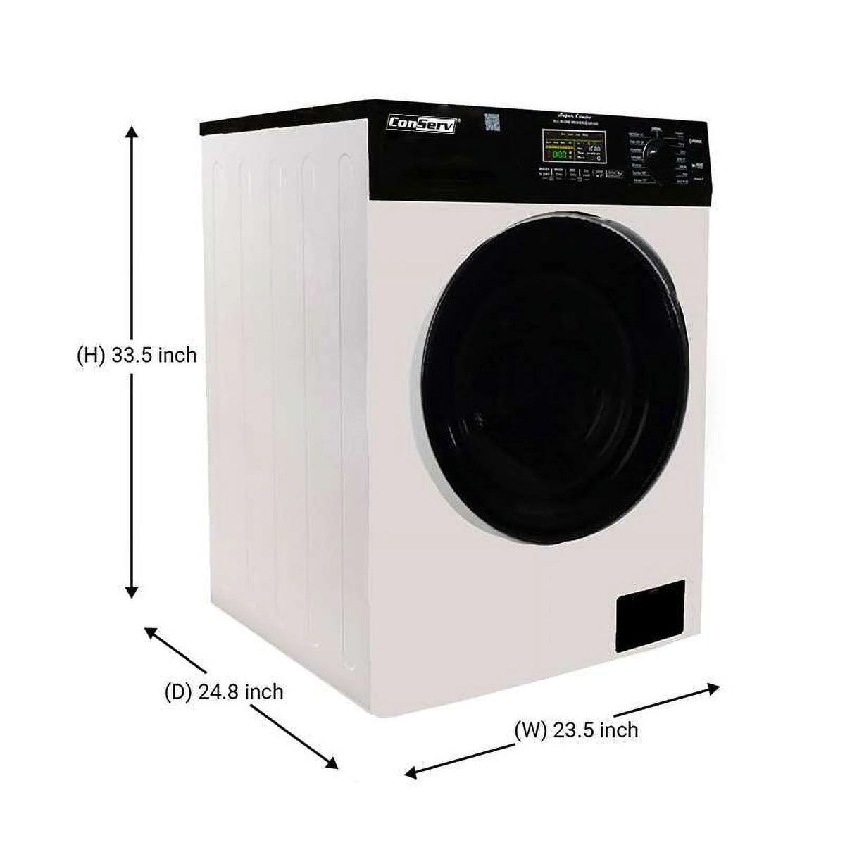 Compact 110V Vented/Ventless Combo Washer Dryer 1400 RPM Q652