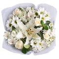 White Monochromatic Mixed Bouquets (6 ct.) Q117