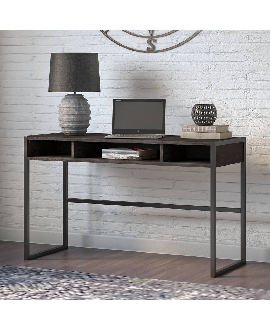 Charcoal Gray Desk Return O246