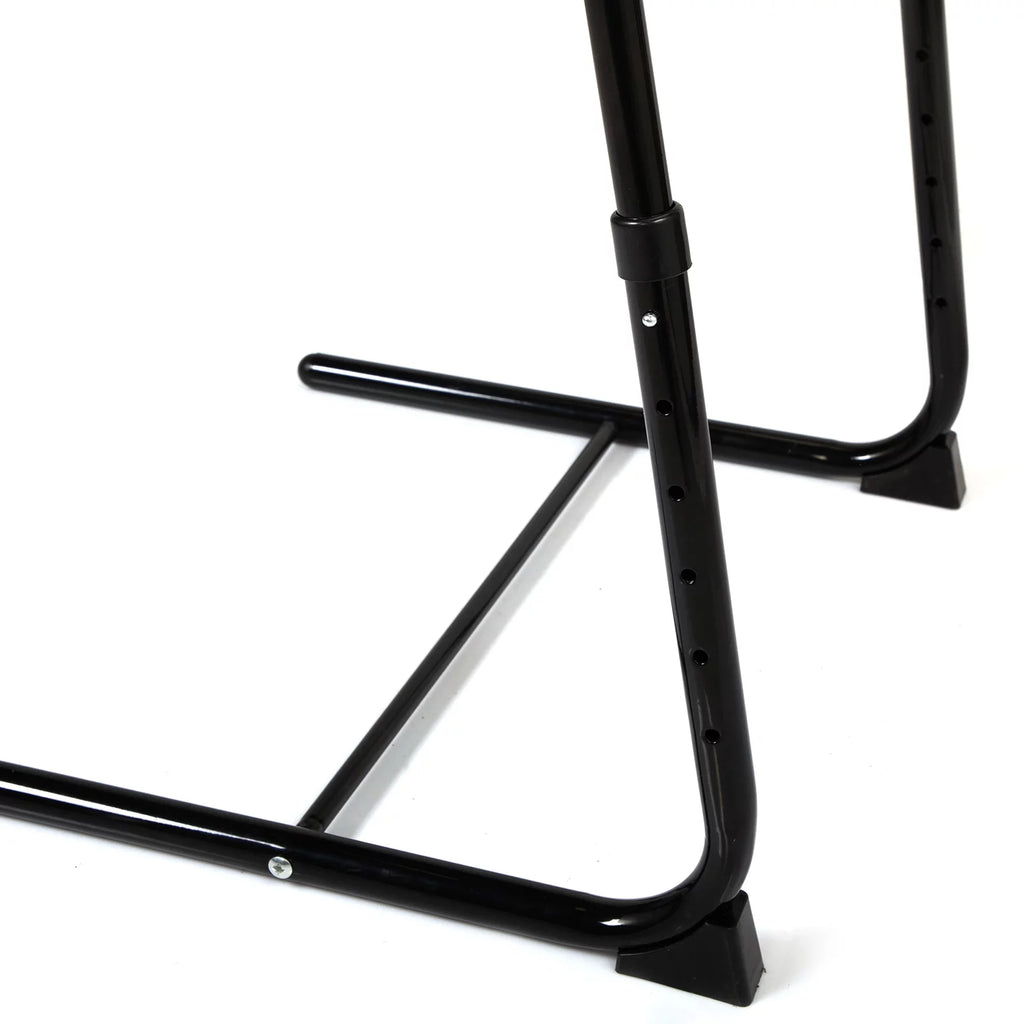 Set of 2 Portable Computer Table Black E492