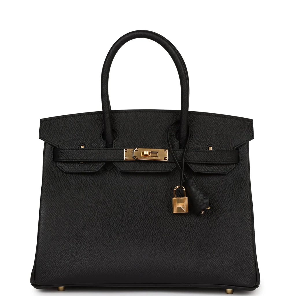 Black Leather Handbag L49894