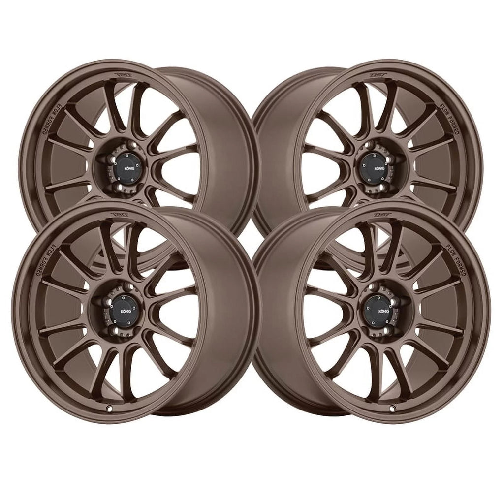 17x8 4x100 +45et Race Bronze Wheel B9460