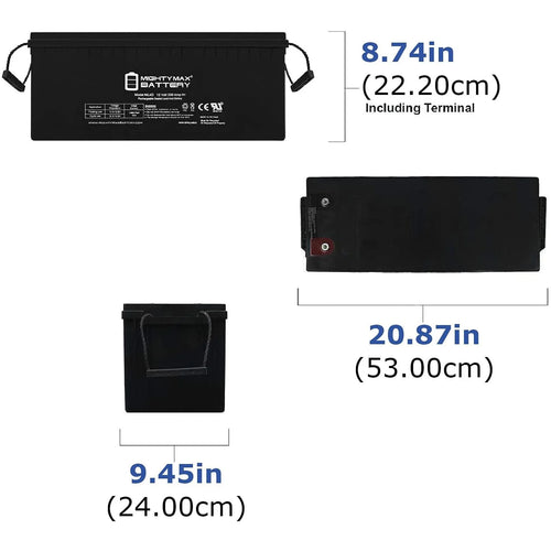 12v 200ah Deep Cycle Battery 4 Pack O571