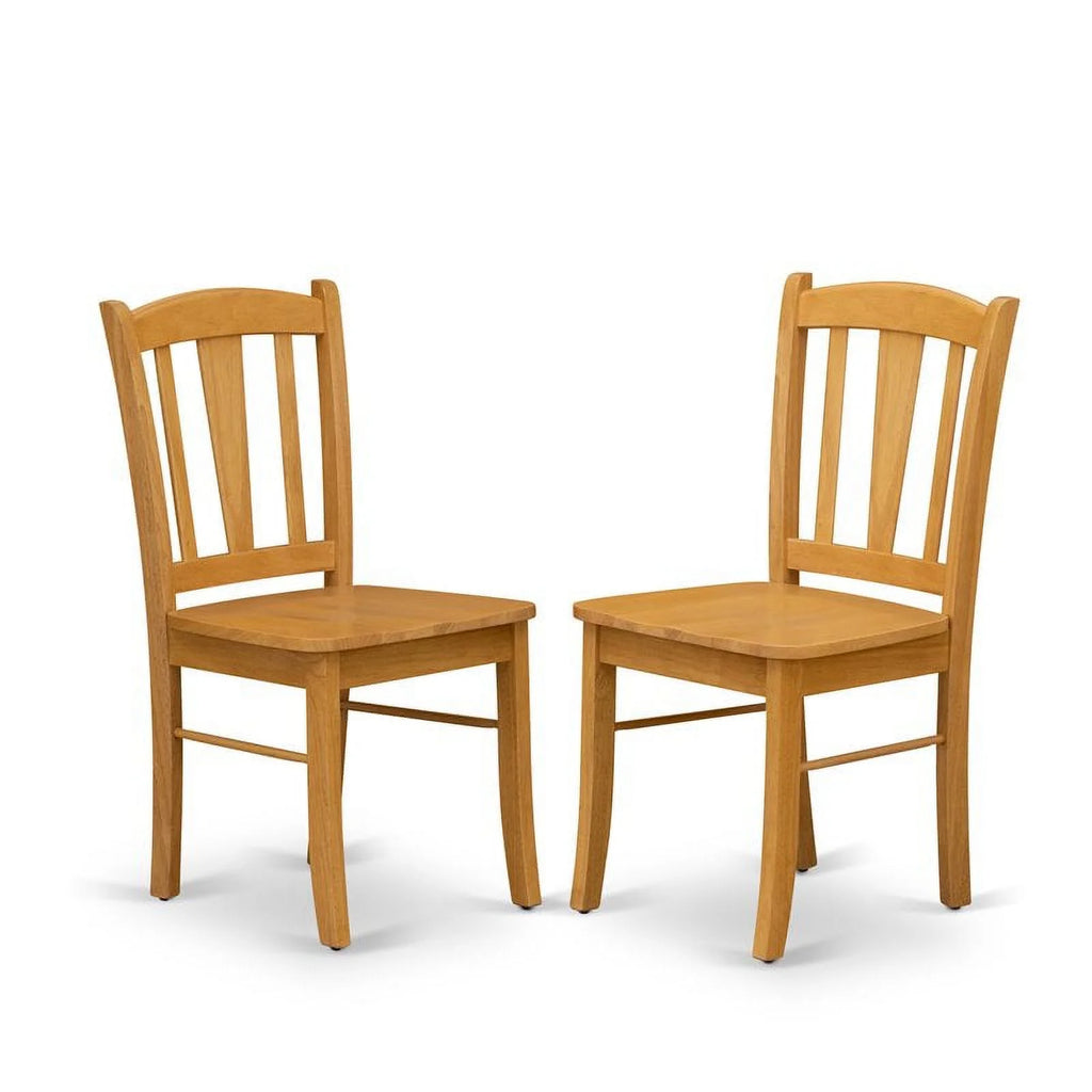 5-piece Oak Wood Dining Table and Chairs J1948
