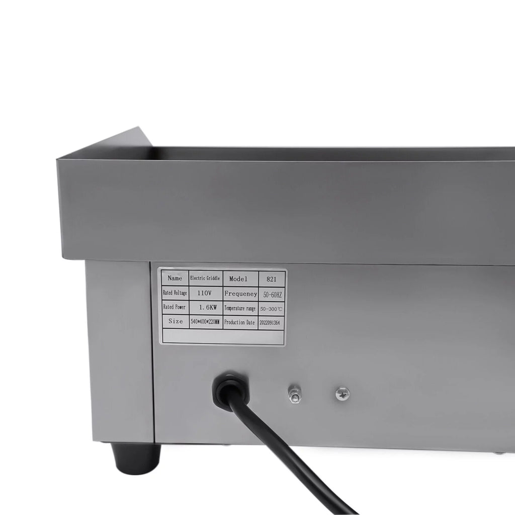 1600w 22" Electric Tabletop Griddle Z514