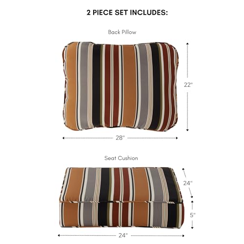 2-Piece Outdoor Deep Seat Cushion Set I77285